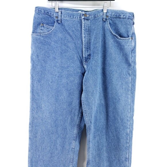 Gander Mountain Mens Size 42x32 Relaxed Fit Flannel Lined Jeans - Picture 7 of 11